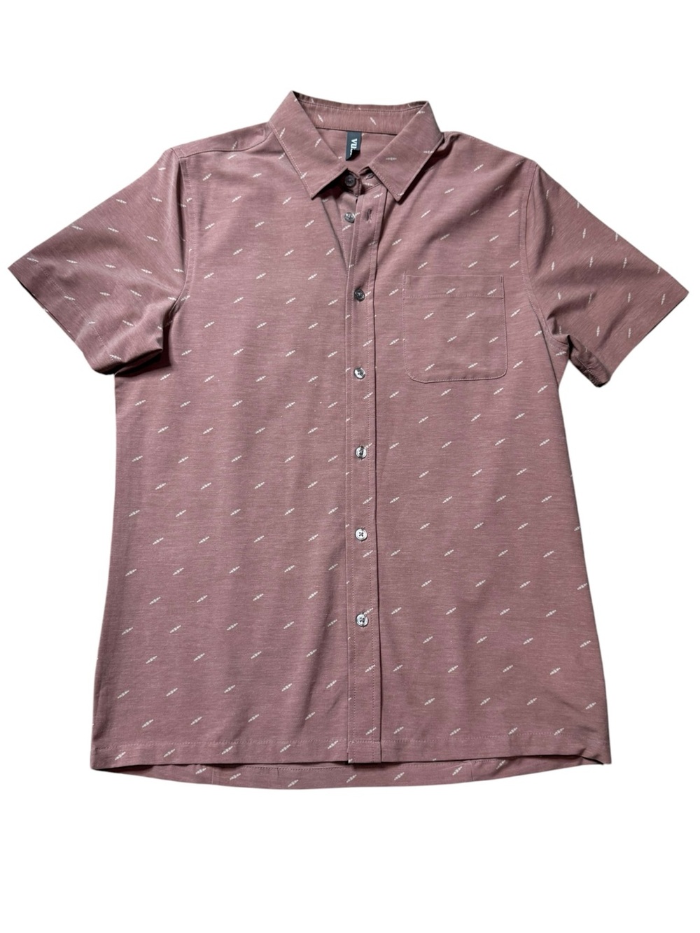 Vuori Short Sleeve Bridge Button Down size S V184